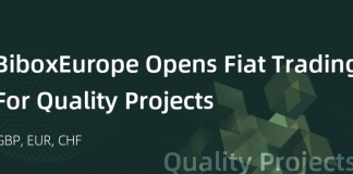 BiboxEurope Announces Yet Another Advancement– Fiat Trading for Quality Projects