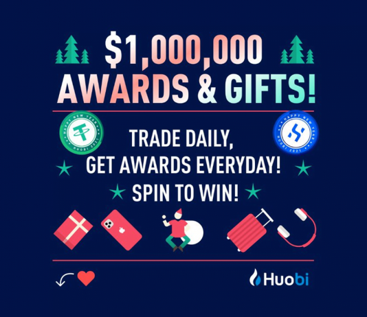 Huobi Invites New Year in Design, Provides Over $1 Million in Awards and Presents Free Gifts to its Users