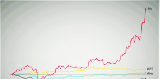 Bitcoin carried out 10 times much better than gold in 2020