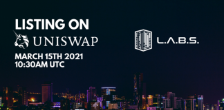 LABORATORIES is Introducing on March 15, 2021 on Uniswap. Claim Your Free Gift Today!