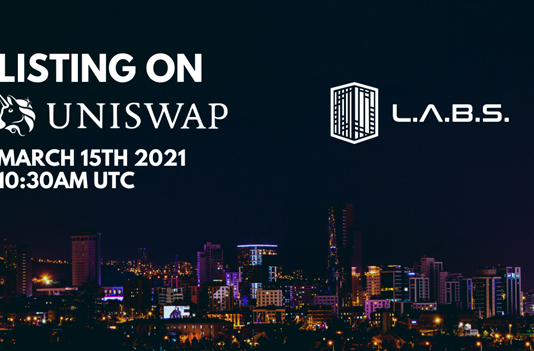 LABORATORIES is Introducing on March 15, 2021 on Uniswap. Claim Your Free Gift Today!
