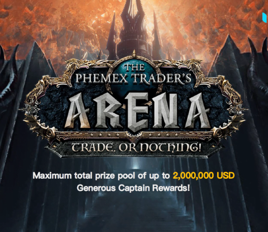 Fastest Crypto Trading Platform Reveals Phemex Trader’s Arena Contest with $2 Million Reward Swimming Pool