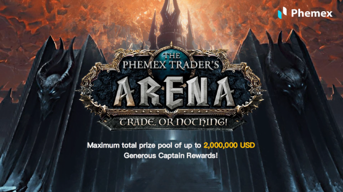 Fastest Crypto Trading Platform Reveals Phemex Trader’s Arena Contest with $2 Million Reward Swimming Pool