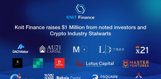 With $1M Worth of Financing, KnitFinance Charges Ahead to Open Trillion Dollar Market in DeFi With $1M Worth of Financing, KnitFinance Charges Ahead to Open Trillion Dollar Market in DeFi