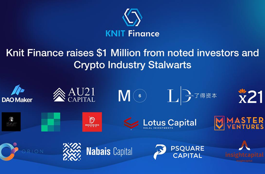 With $1M Worth of Financing, KnitFinance Charges Ahead to Open Trillion Dollar Market in DeFi