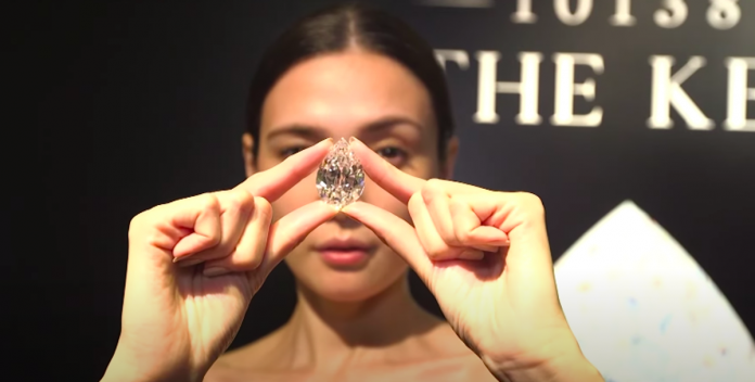 Unusual 101- carat diamond purchased for $123 m in cryptocurrency by secret purchaser