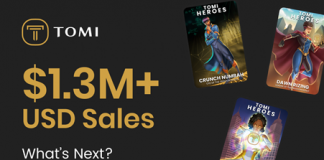 Tomi Heroes NFT Sales Volume Simply Took Off Previous $1.35 m, with Huge ROI Prospective for TOMI Sale