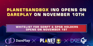 World Sandbox Eyes Preliminary NFT Offering (INO) on DarePlay and Babylons World Sandbox Eyes Preliminary NFT Offering (INO) on DarePlay and Babylons