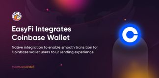 Coinbase Wallet Users Can Now Gain Access To Layer 2 Cash Markets on EasyFi Network Coinbase Wallet Users Can Now Gain Access To Layer 2 Cash Markets on EasyFi Network