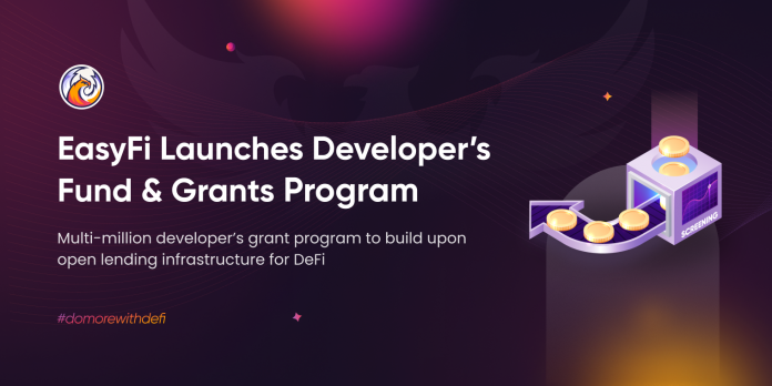 EasyFi Reveals Multi-Million Designer’s Fund and Grants Program