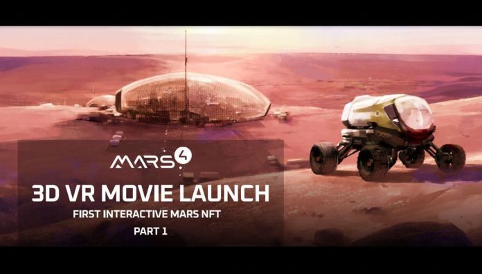 The First Interactive NFT worldwide– VR Motion Picture on Mars