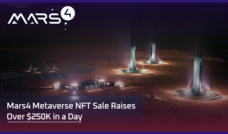 Mars4 Metaverse NFT Sale Raises Over $250okay in a Day: The World’s First Digital Mars NFTs Are Promoting Quickly Mars4 Metaverse NFT Sale Raises Over $250okay in a Day: The World’s First Digital Mars NFTs Are Promoting Quickly