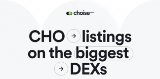 After Different Token Sale Beats, ‘MetaFi’ Platform Choise.com Will List CHO Token on Popular Exchanges After Different Token Sale Beats, ‘MetaFi’ Platform Choise.com Will List CHO Token on Popular Exchanges