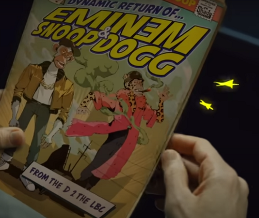 Eminem And Snoop Dogg Collaborate, The Video Characteristic Bored Ape Luxury Yacht Club Images