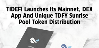 TIDEFI Mainnet And DEX App Goes Live As TDFY Daybreak Swimming Pool Token Circulation Nears