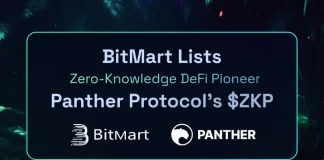 BitMart Lists Zero-Information DeFi Pioneer Panther Protocol’s $ZKP