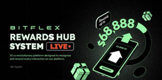 BITFLEX Launched Rewards Hub System Value $68,888!