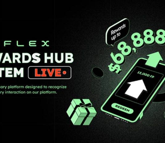 BITFLEX Launched Rewards Hub System Value $68,888!