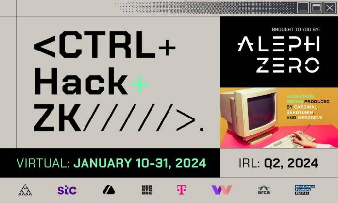 Main Companions to Be a part of the Upcoming Aleph Zero CTRL+Hack+ZK Hackathon