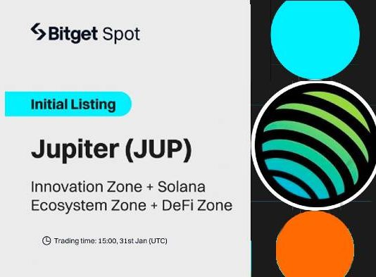 Solana DEX Jupiter (JUP) Begins Buying and selling on Bitget Innovation, DeFi and Solana Ecosystem Zone