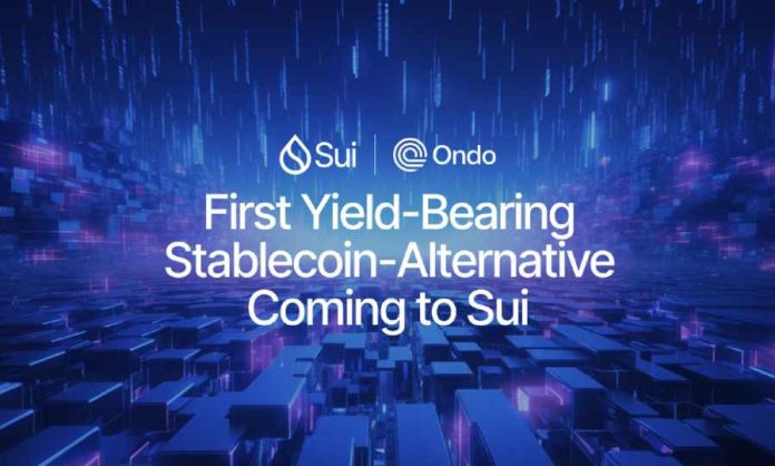 Ondo USDY Treasuries Token Now Accessible on Sui Ondo USDY Treasuries Token Now Accessible on Sui