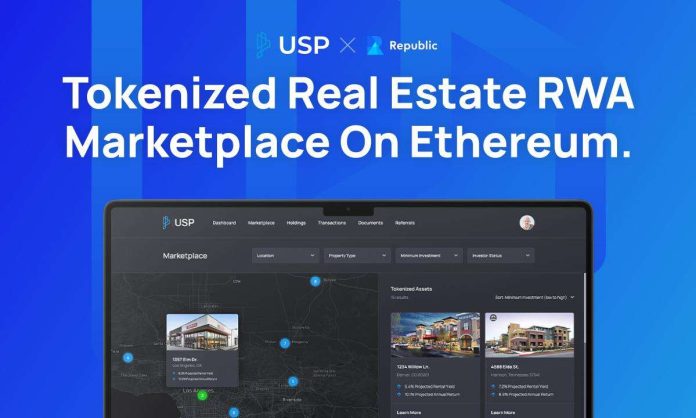 Ethereum-Primarily based Tokenized Actual Property Platform USP Launches On Republic
