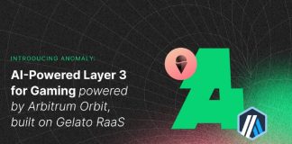 Introducing Anomaly: AI-Powered Layer Three for Gaming powered by Arbitrum Orbit, constructed on Gelato RaaS
