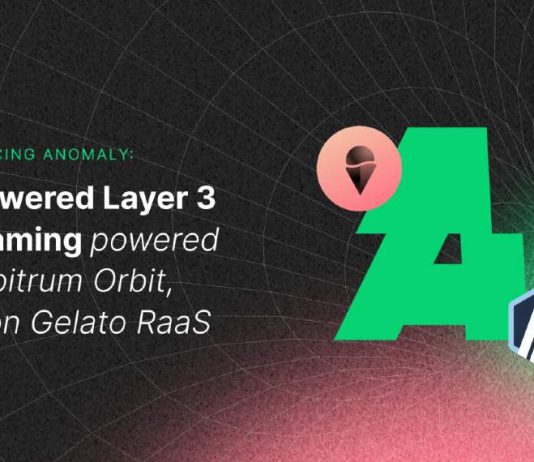 Introducing Anomaly: AI-Powered Layer Three for Gaming powered by Arbitrum Orbit, constructed on Gelato RaaS