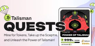 Talisman Pockets Launches Quests App to Gamify Customers’ Rewards Expertise in Polkadot and Ethereum Talisman Pockets Launches Quests App to Gamify Customers’ Rewards Expertise in Polkadot and Ethereum