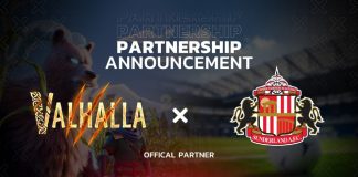 Valhalla is getting into a partnership with Sunderland AFC for the total 2024-2025 season Valhalla is getting into a partnership with Sunderland AFC for the total 2024-2025 season