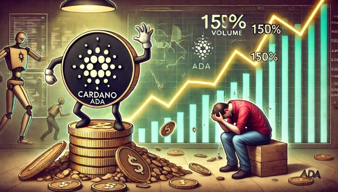 Cardano Sees Huge 150% Quantity Surge, But ADA Worth Stalls With 4% Decline