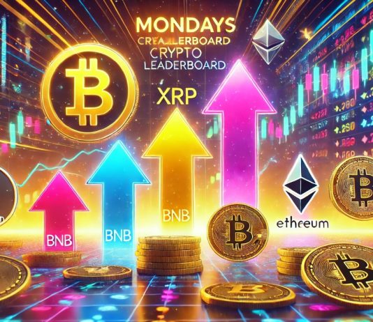 Monday’s Crypto Leaderboard: BNB And XRP Surge Previous Market Leaders