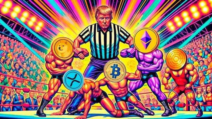 Prime 5 Cryptos to Watch in 2024 Election – How the Insurance policies of Donald Trump Might Influence BTC, ETH, XRP, and DOGE