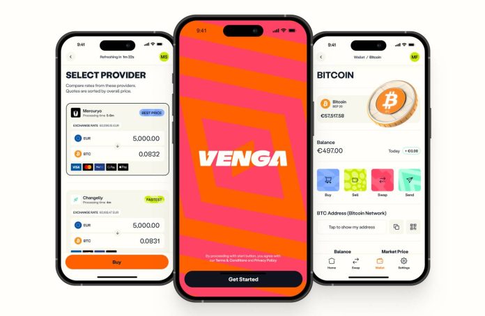 Venga Launches Its Crypto App to Make Blockchain Improvements Accessible to Thousands and thousands