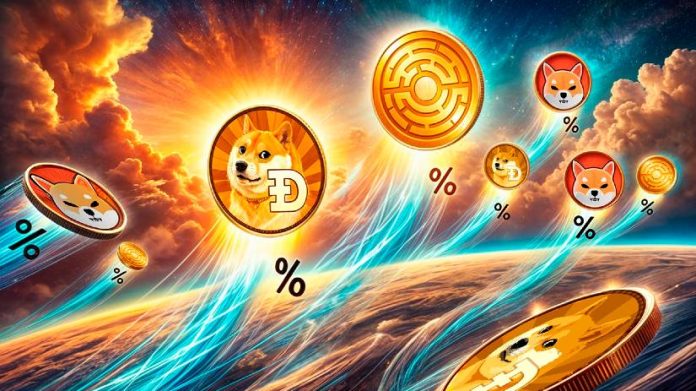 Meme Cash Rally: Dogecoin 6%, SHIB 14%; MTAUR Presale Heating Up
