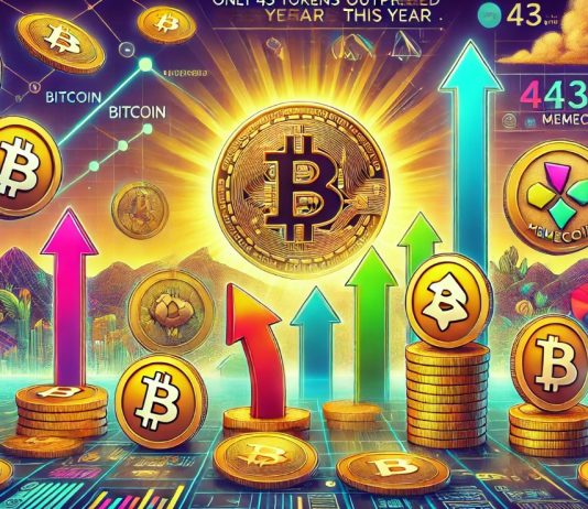 Solely 43 Tokens Have Outperformed Bitcoin This 12 months, Most Of Them Memecoins
