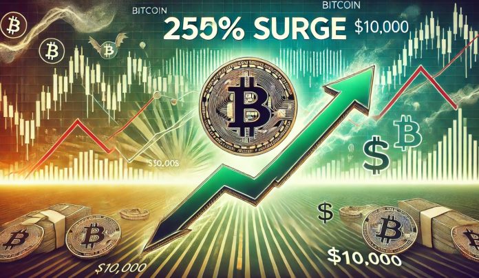 Analyst Forecasts Bitcoin Might Surge 250%, But Warns Of Potential Drop To $10,000