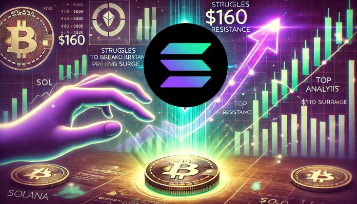 Solana Struggles To Break $160 Resistance As High Analyst Predicts A Coming Surge