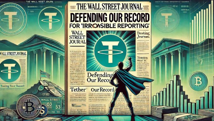Tether Defends Its Document, Blasts WSJ For ‘Irresponsible Reporting’