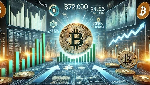 Bitcoin Futures Hit File $42.6B Open Curiosity as BTC Soars to $72Ok