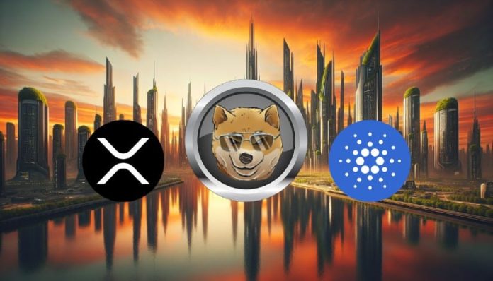 XRP and ADA in a Bearish Development, whereas Dogen Sells Out Quick 