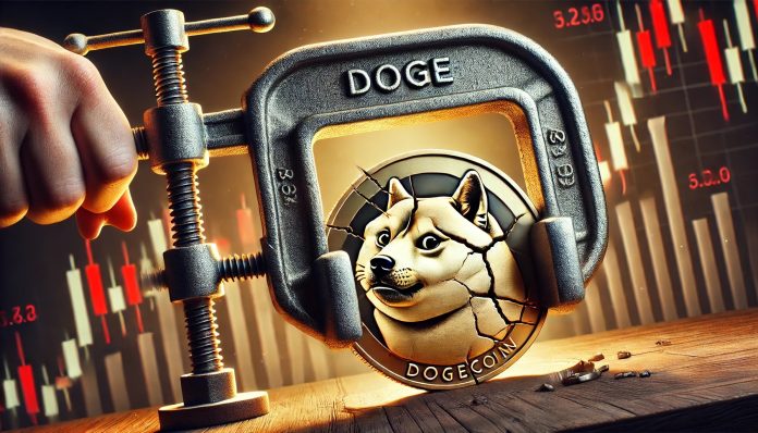 Dogecoin Bollinger Bands Squeezes Tighter Than It Was Earlier than 2021 Rally, What This Means