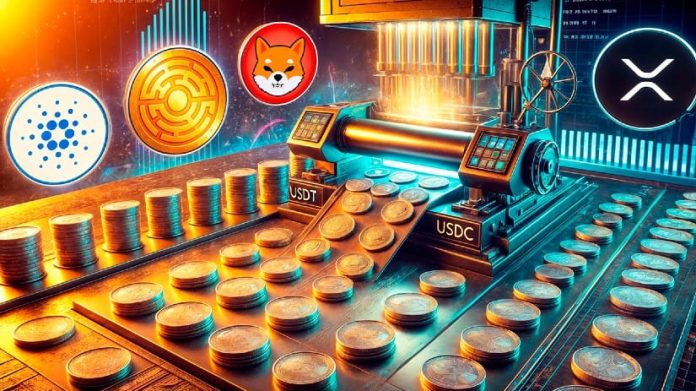 Recent $1.42 Billion in USDT and USDC Mints Hit Crypto Market: What’s Subsequent for Shiba Inu, ADA, MTAUR, and XRP? Recent $1.42 Billion in USDT and USDC Mints Hit Crypto Market: What’s Subsequent for Shiba Inu, ADA, MTAUR, and XRP?