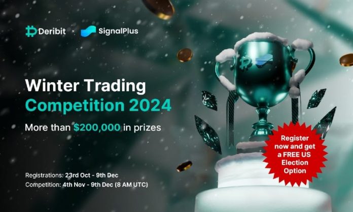 Deribit and SignalPlus Launch $200,000 Winter Buying and selling Competitors Deribit and SignalPlus Launch $200,000 Winter Buying and selling Competitors