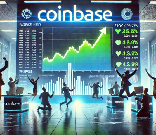 Coinbase Shares Surge As Crypto Rallies