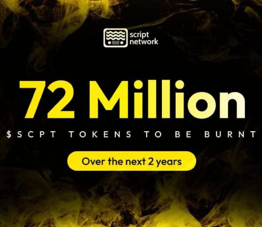 Script Community Broadcasts 72 Million SCPT Burn Program to Mark Key Milestones and Strengthen Ecosystem Script Community Broadcasts 72 Million SCPT Burn Program to Mark Key Milestones and Strengthen Ecosystem