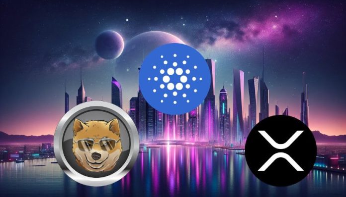 ADA Breaks Over $1 Worth Milestone, XRP Doubles Up, Dogen Hits Over $2M Presale Mark