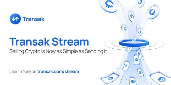 From Crypto to Money in One Click on: Introducing Transak Stream