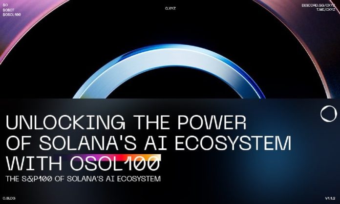 O.XYZ Launches OSOL100 AI Index – The S&P 100 of Solana’s AI Ecosystem