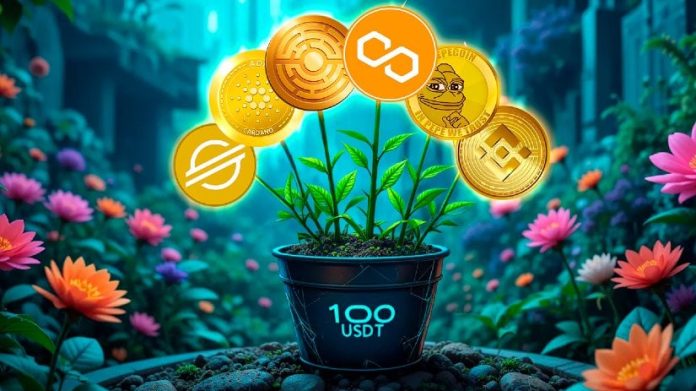 Crypto Concepts for These with 100 USDT: 6 Cash With 1,000% Progress Potential